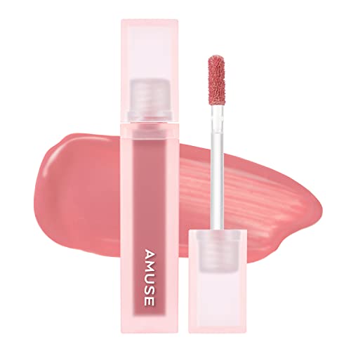 Amuse SEOUL DEW VELVET TINT 10 ROSE BOKSOONGA | Nude matte peach | Velvety, matte, moisturizing, long-lasting color, transfer proof, vegan
