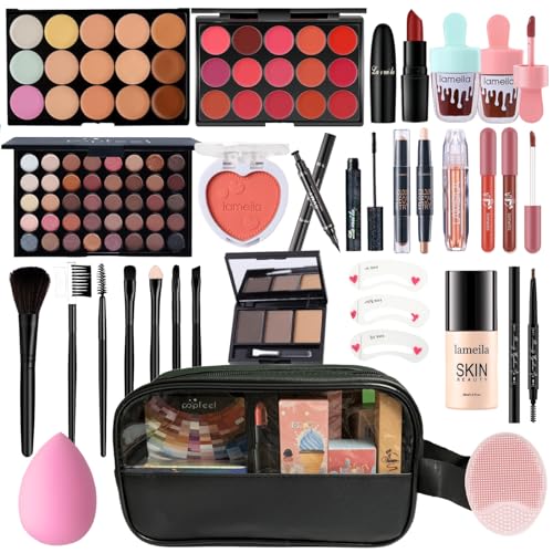 TZACDNB Makeup Kits,Complete Professional Makeup Kit,Makeup Gift Set For Women,Makeup Kit for Girls,Makeup Sets For Women Full Kit,Makeup Set for Kids,Suitable for Beginners,Teens,Makeup Lovers