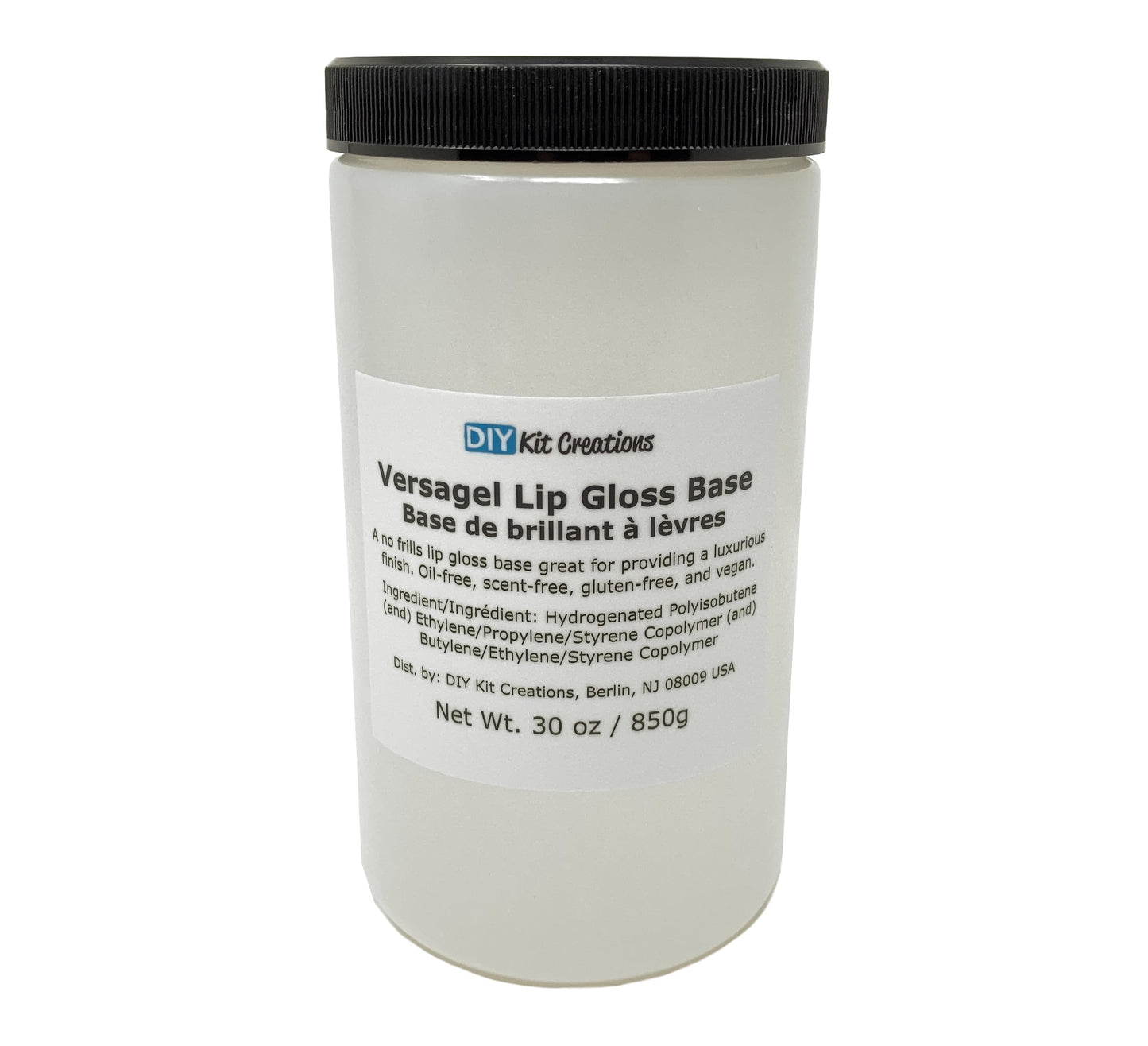 DIY Kit Creations. Versagel Lip Gloss Base (30 ounce (1lb 14oz) jar)