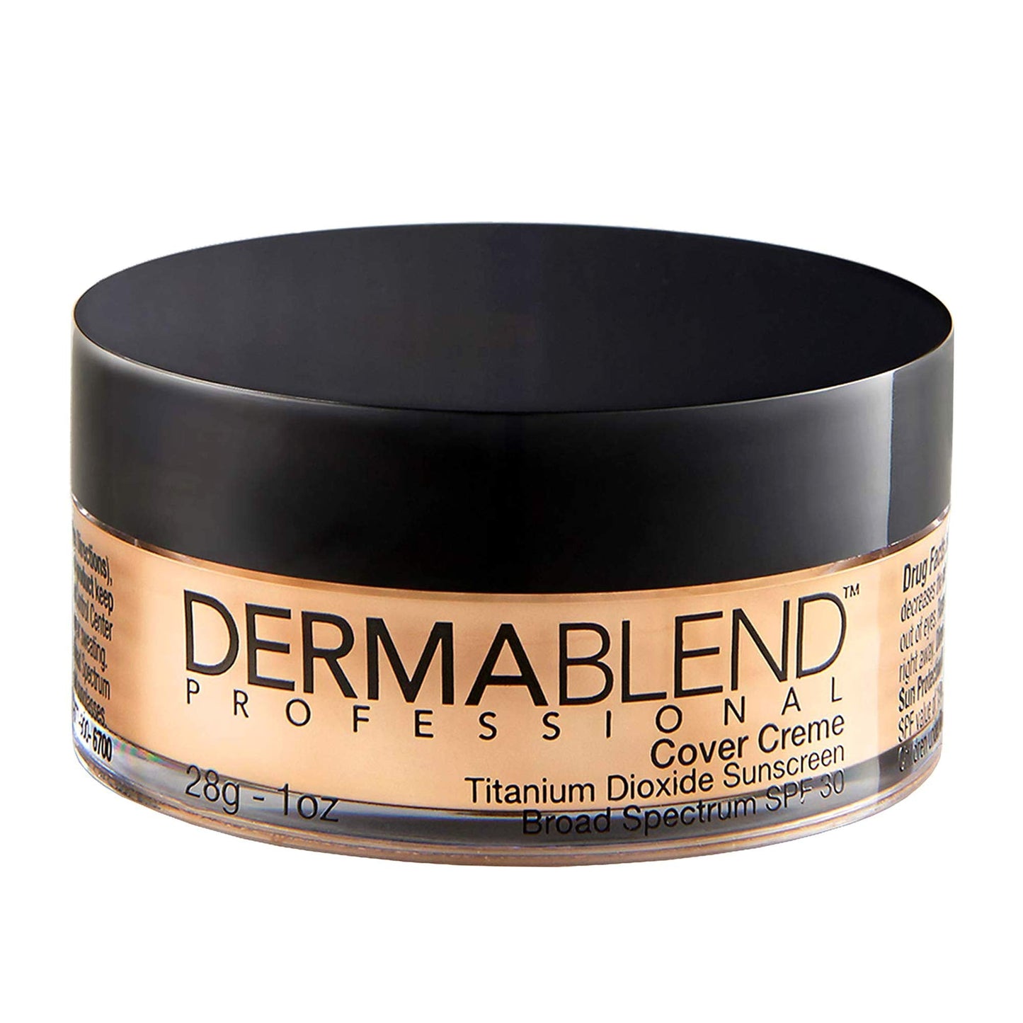 Dermablend Cover Creme High Coverage Foundation with SPF 30, 35C Medium Beige, 1 Oz.