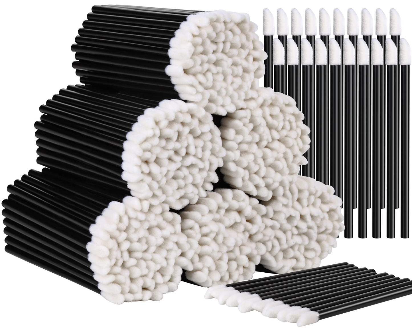 Teenitor 600 Pcs Disposable Lip wands Lip Applicators Disposable, Lipstick Testers Wands Lint Free Applicators for Makeup Lip Brushes Wands Makeup Beauty Tool