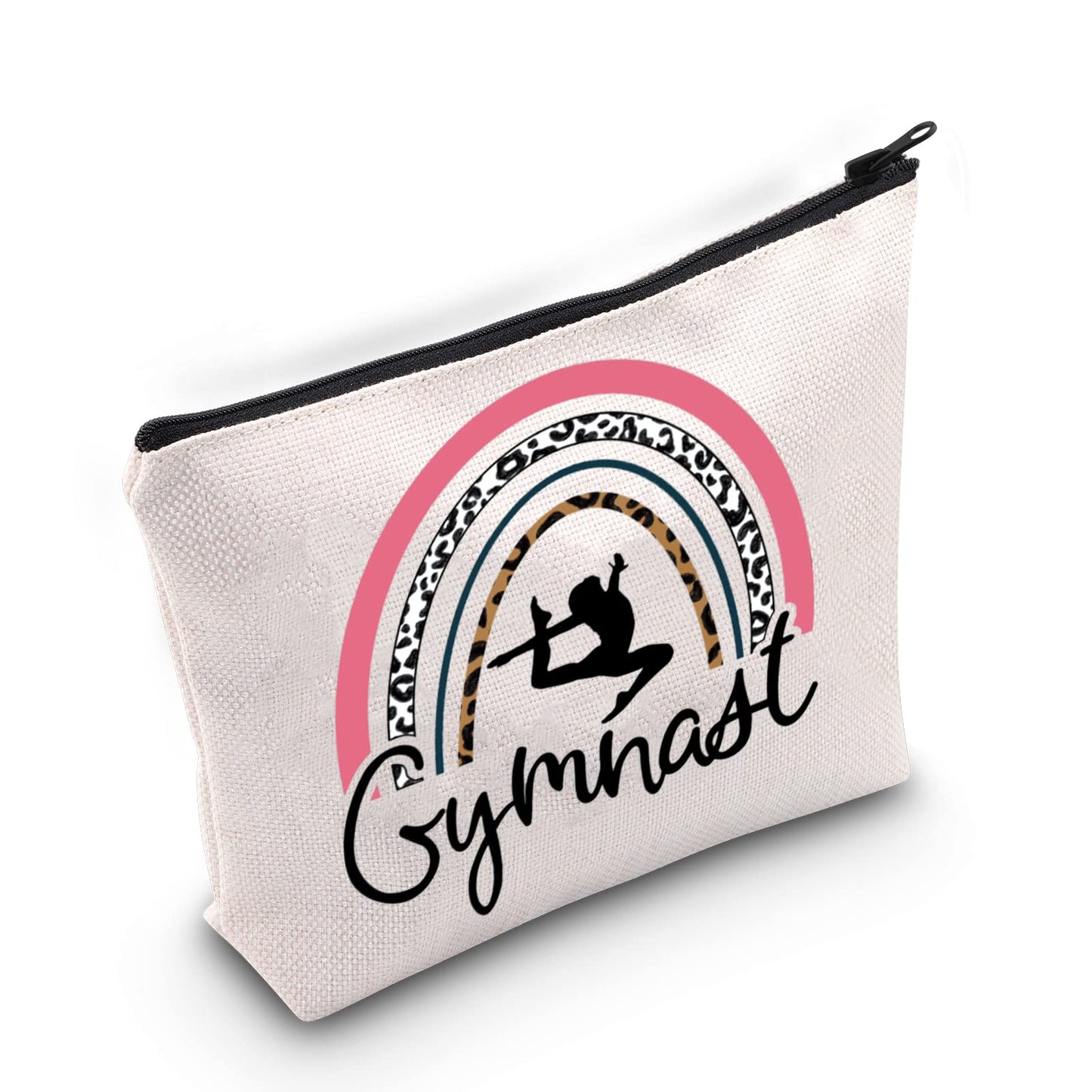 TOBGB Gymnast Gift Gymnasts Makeup Bag Gymnastics Coach Gift Gymnastics Team Gift Gymnastics Lovers Gift (Gymnast Bag)