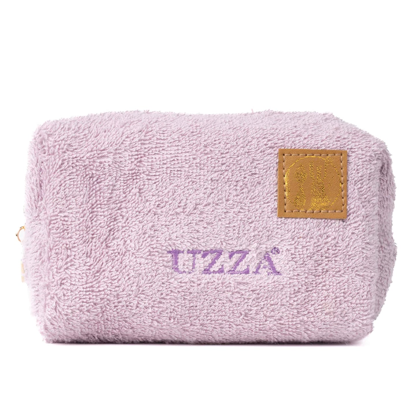 UZZA Pink Portable Makeup and Cosmetic Toiletry Travel Bag Terry Towel Material