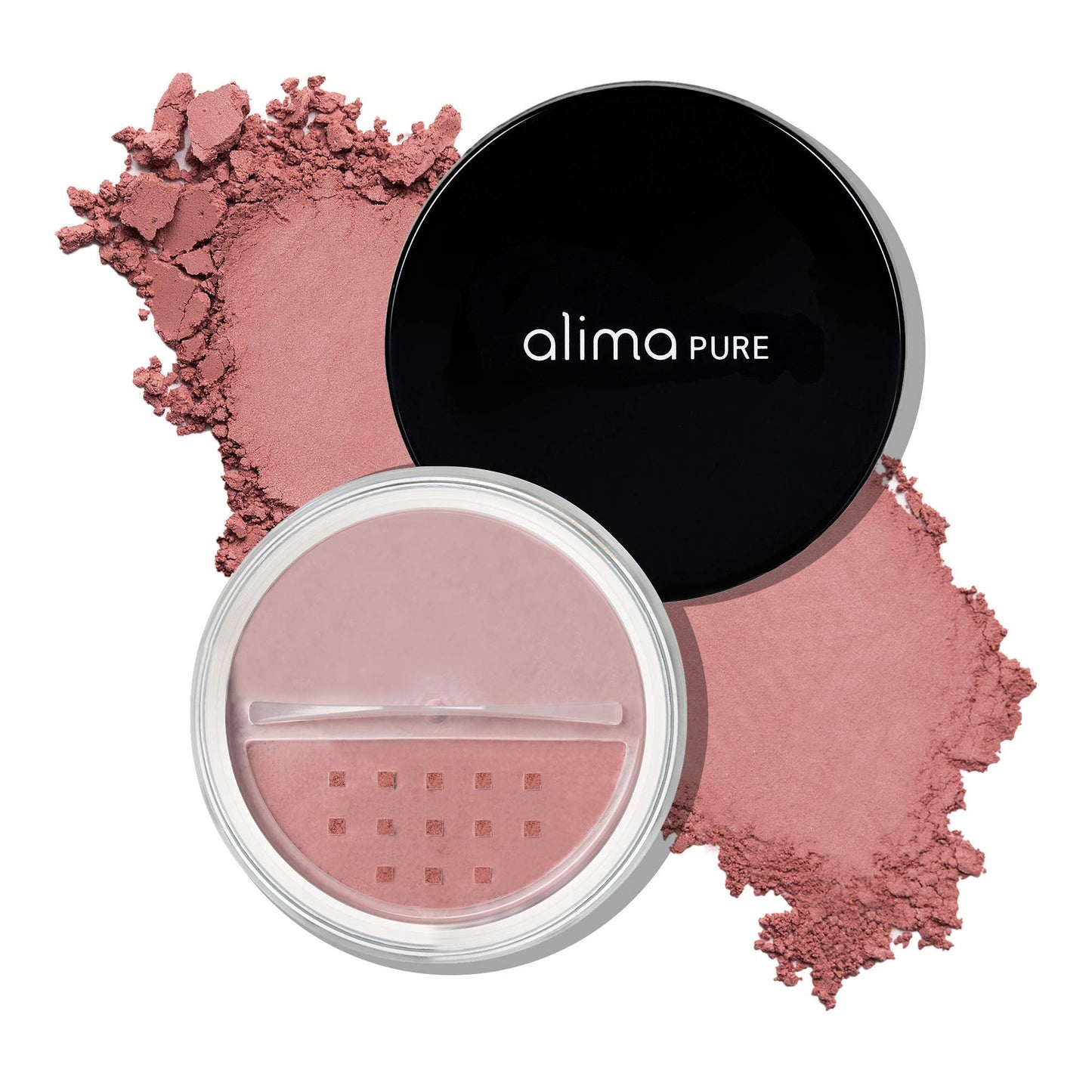 Alima Pure Loose Mineral Blush, Powder Blush Makeup, Cheek Tint Face Blushes with Satin Matte Finish, Pink Blush Makeup, Talc Free Blush, Natural Blush for cheeks Vegan Blush .15 oz/ 4.5 g