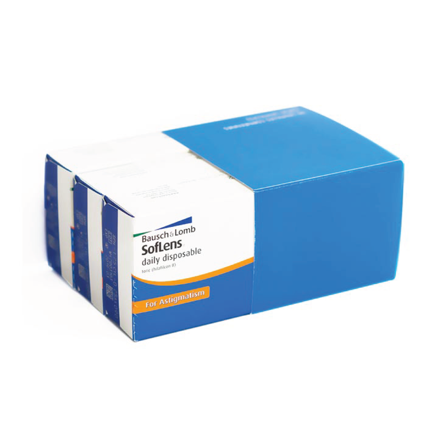 SoftLens Daily Disposable for Astigmatism toric Bausch & Lomb contact lens - v sense optics bausch and lomb b&l monthly replacement thin comfort on eyes cornea wettability clear sharp vision sphere silicone hydrogel PC technology oxygen 90 pack