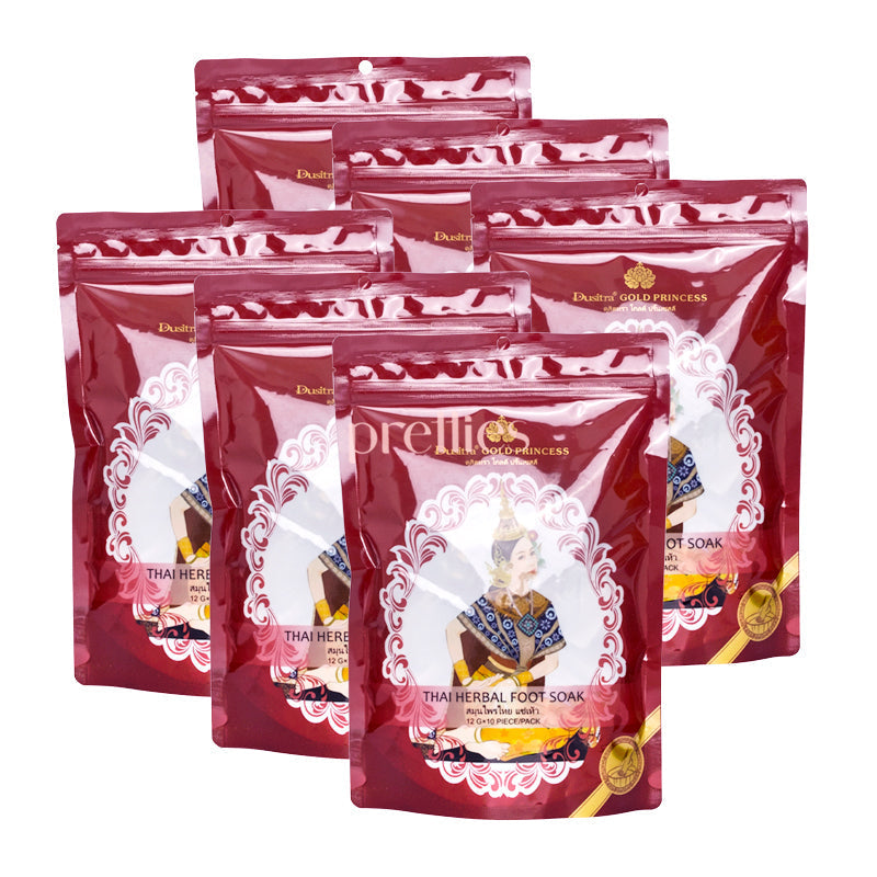Royal Gold Princess Royal Thai Herbal Foot Soak (10pcs/pack) x6pcs
