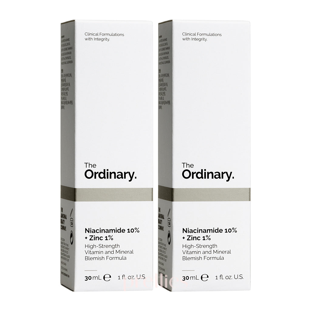 The Ordinary Niacinamide 10% + Zinc 1% 30ml x2pcs (190311)