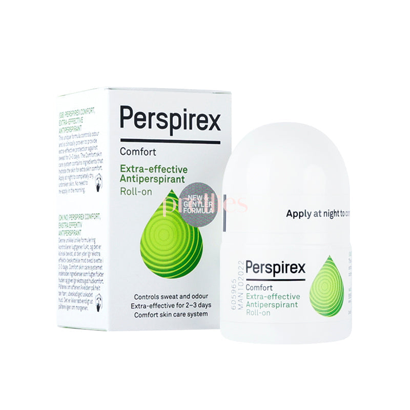 Perspirex Extra-Effective Antiperspirant Roll-On - Comfort 20ml (Green)