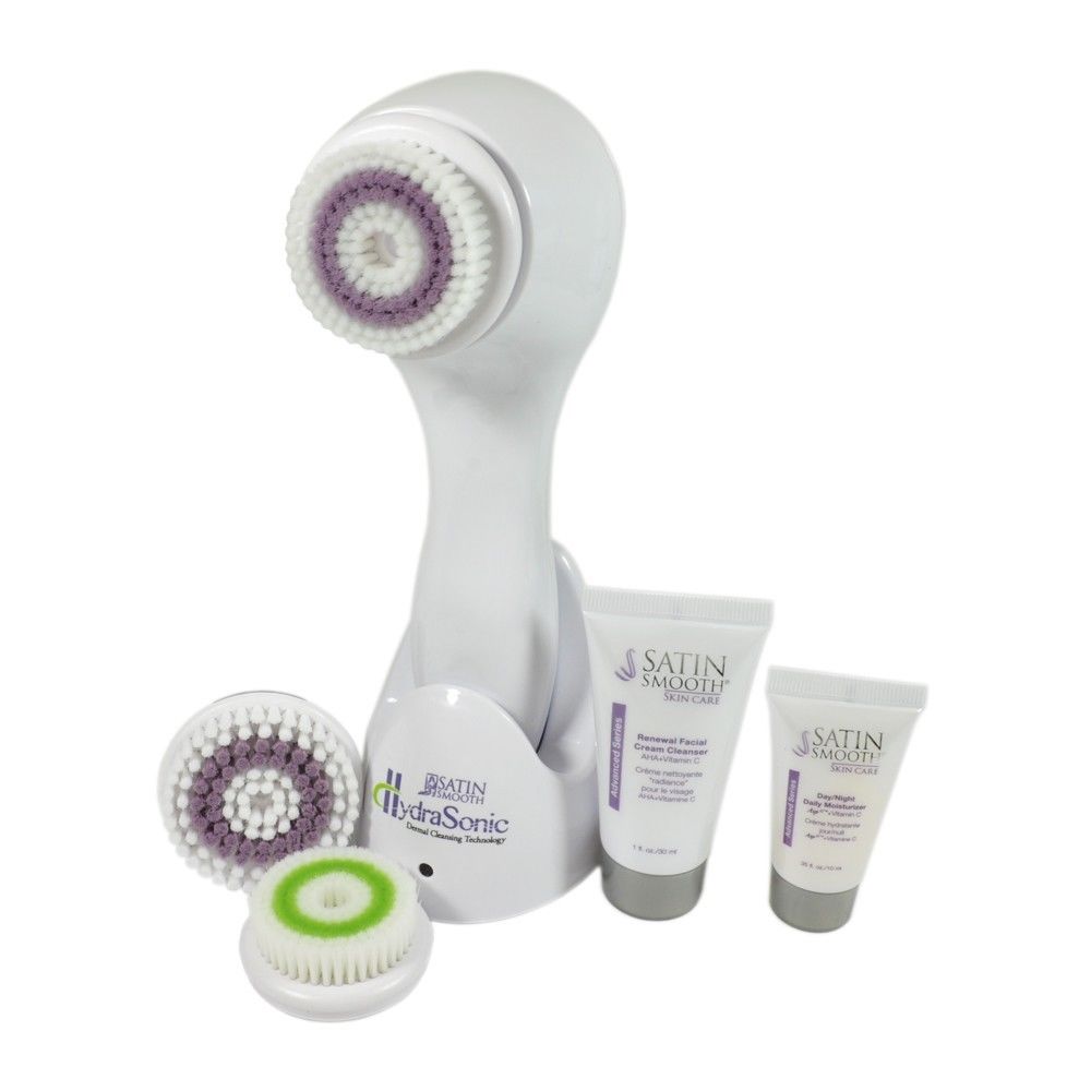 Satin Smooth Hydrasonic Professional Cleansing Brush Kit