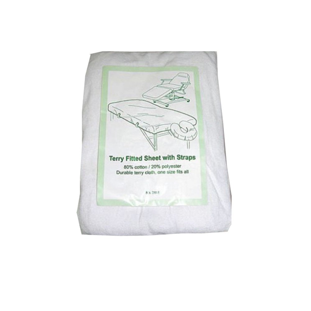Terry Fitted Sheet with Straps