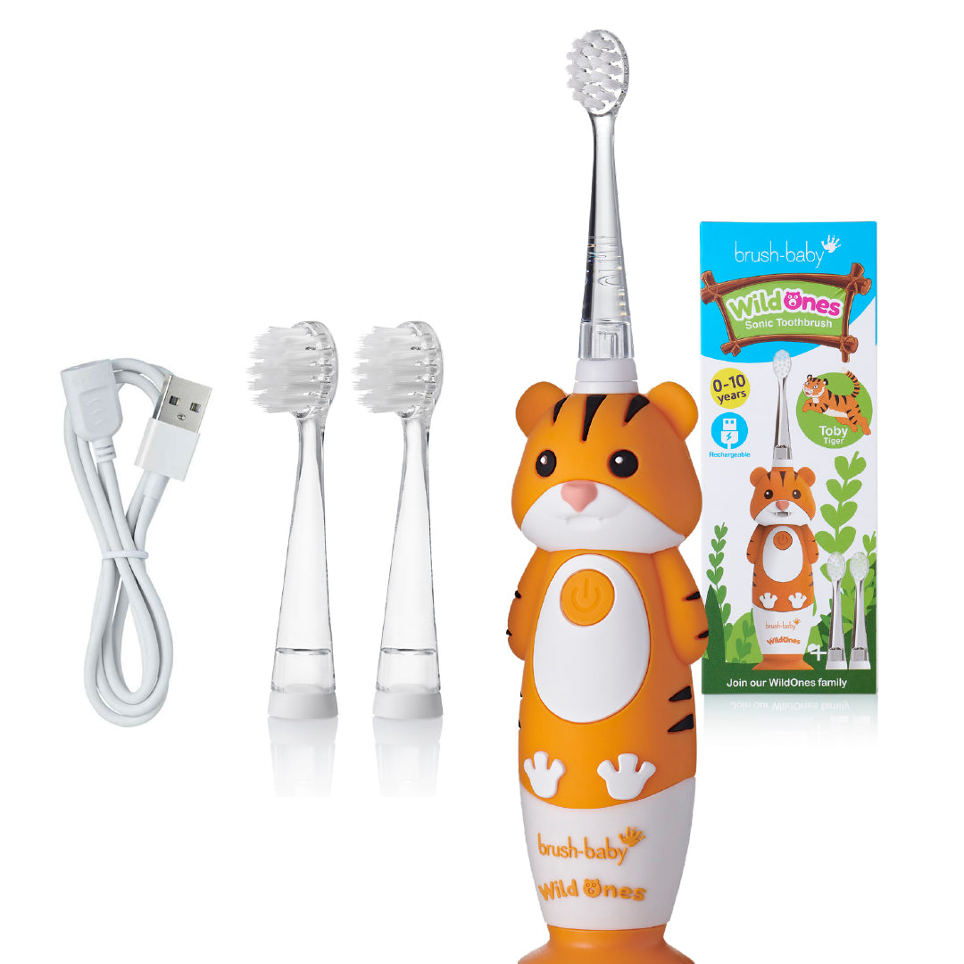 WildOnes? Tiger Kids Electric Rechargeable Toothbrush