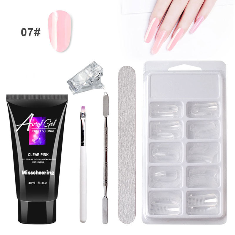 Painless Extension Gel Nail Art Kit-Health & Wellness-Fit Focus