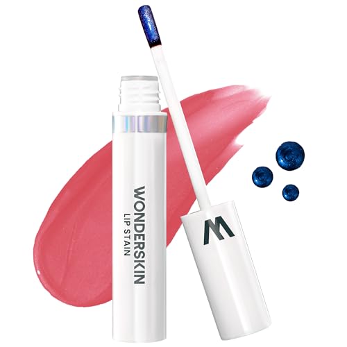 Wonderskin Wonder Blading Lip Stain Peel Off Masque - Long Lasting, Waterproof and Transfer Proof Pink Lip Tint, Matte Finish Peel Off Lip Stain (Romance Masque)
