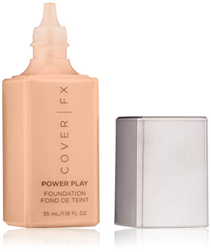 Cover FX Power Play Foundation: Full Coverage, Waterproof, Sweat-proof and Transfer-Proof Liquid Foundation For All Skin Types N80, 1.18 fl. oz.