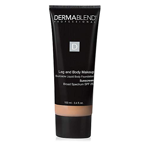 Dermablend Leg and Body Makeup Foundation with SPF 25, 20N Light Natural, 3.4 Fl. Oz.
