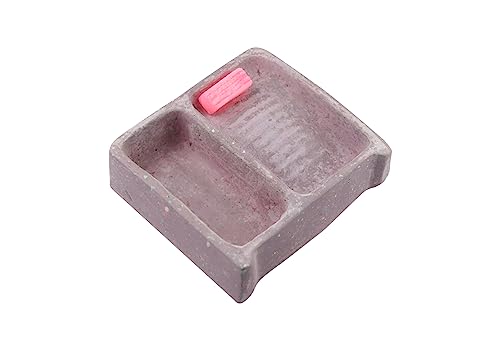 Tweezer - Mini Mexican Washboard for Makeup Brush Cleaner Handmade, Brush Cleaning, Washing Tool Cosmetic Brush Clanear, Mexican Lavaderito, Lavadero Miniatura Artesanal, Brush Washer (Lila)