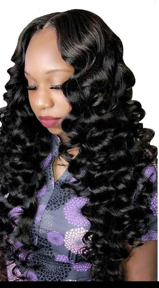 Brazilian 13x4 Loose Wave Lace Front Human Hair Wigs
