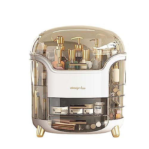 Omeily Makeup Organizer,Cosmetic Storage Box-Easily Organizer Your Cosmetics Jewelry,Cosmetic Organizer Makeup Storage Organizer Box skincare organizers for Vanity, Clear Design for Easy Visibility