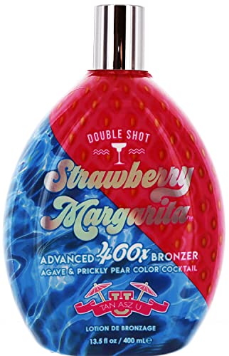 Tan Asz U Double Shot Strawberry Margarita Advanced 400X Bronzer 13.5oz