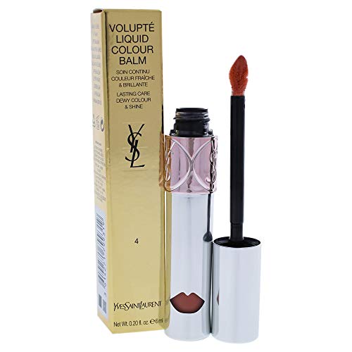 Yves Saint Laurent Volupte Liquid Colour Balm - 4 Spy On Me Nude, 0.2 Ounce