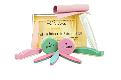 P-SHINE Japanese Manicure Set - Powder Nail Kit - Nail Strengthener For Damaged Nails - Professional Nail Kit - Nail Plate Care - Nail Repair For Damaged Nails - Nail Strengthener And Growth