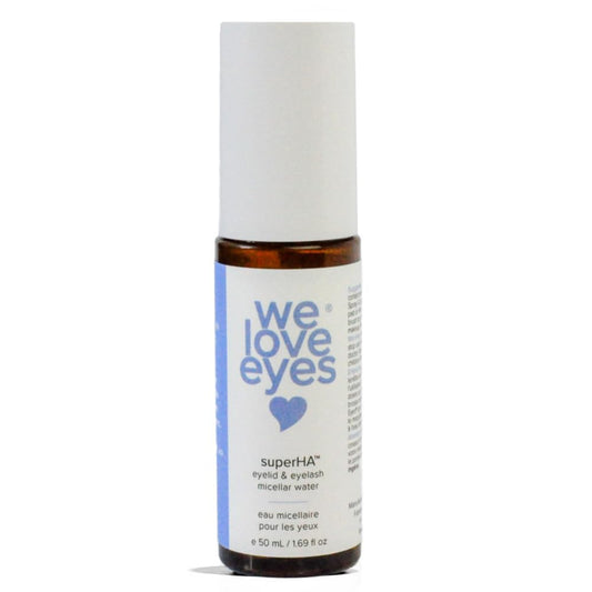 We Love Eyes - superHA Eyelid & Eyelash Micellar Water - Remove eye makeup with lush, supportive micelles in a sodium hyaluronic base (aka superHA) to provide a gentle yet effective clean for all makeup types
