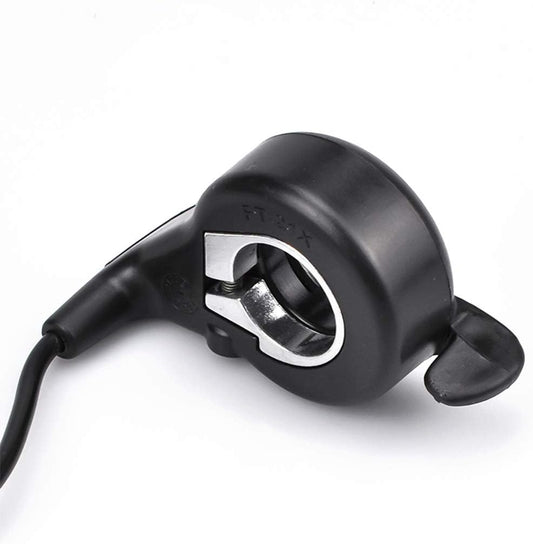 Electric Bicycle Thumb Throttle, FT-21X Finger Throttle Accelerator, Speed Control for Ebike Pocket Razor Scooter Accessories Part, 12-72V Universal