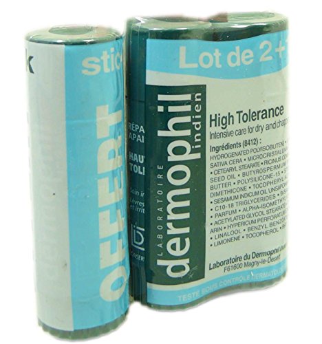 Dermophil Indien High Tolerance Lip Stick Batch of 2 + 1 Free