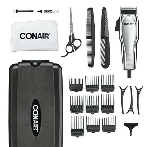 ConairMAN Hair Clippers for Men, 21-Piece Home Hair Cutting Kit