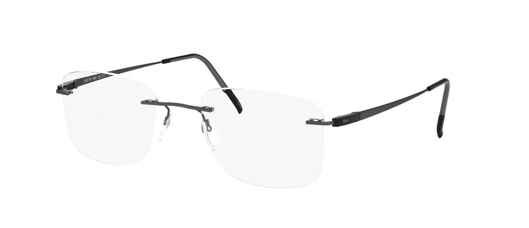 silhouette optical prescription eyewear racing collection 5502 eyeglasses glasses rimless titanium lightweight made in austria grey black