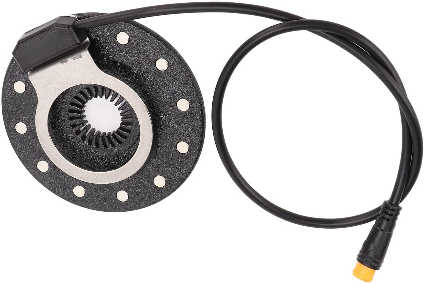 Pedal Assist Sensor, High Sensitivity Electric Bike Power Pedal Assist Sensor 12 Magnets Pedal Assistant Sensor Easy to Install Bicycle Assistant Sensor with Dual Hall Sensors