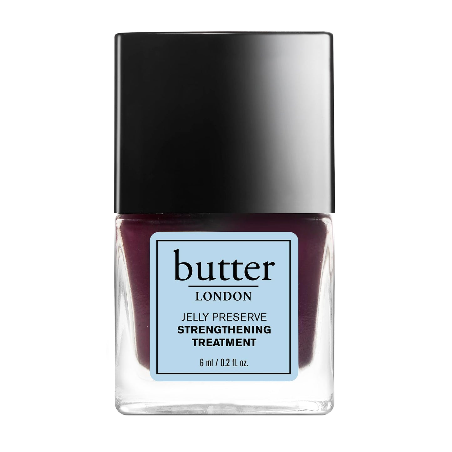 butter LONDON Victoria Plum Jelly Preserve Strengthening Treatment, Purple, Nourishes Dry & Brittle Nails, Strengthens Weak Nails, Vitamin E & Tea Tree Oil, Gluten, Vegan & Cruelty Free