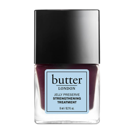 butter LONDON Victoria Plum Jelly Preserve Strengthening Treatment, Purple, Nourishes Dry & Brittle Nails, Strengthens Weak Nails, Vitamin E & Tea Tree Oil, Gluten, Vegan & Cruelty Free