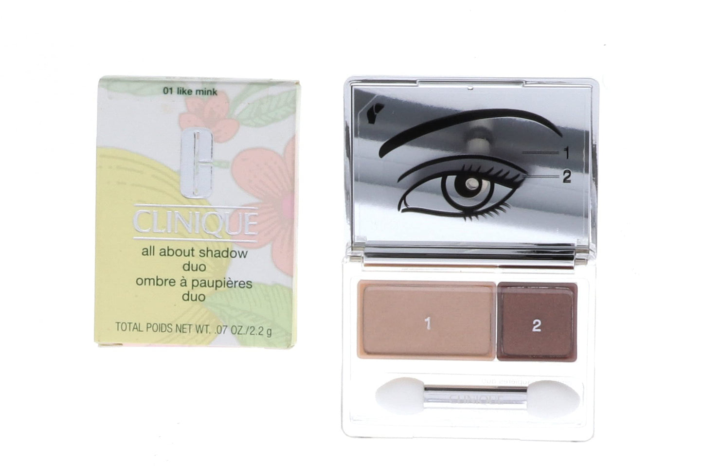 CLINIQUE All About Shadow Duo #01 Like Mink New !!