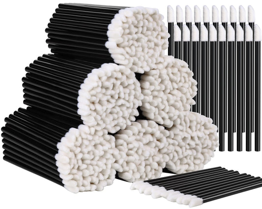 Teenitor 600 Pcs Disposable Lip wands Lip Applicators Disposable, Lipstick Testers Wands Lint Free Applicators for Makeup Lip Brushes Wands Makeup Beauty Tool