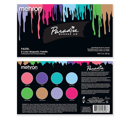 Paradise Makeup AQ™ - 8 Color Magnetic Refillable Palette Pastel