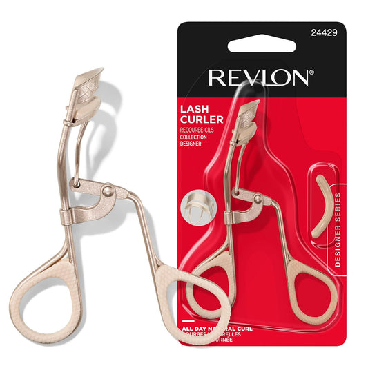 Revlon Designer Series Lash Curler, Eyelash Lift for an Eye Opening Look, with Finger Grips for a Non Slip Grip, Easy to Use, 1 Count