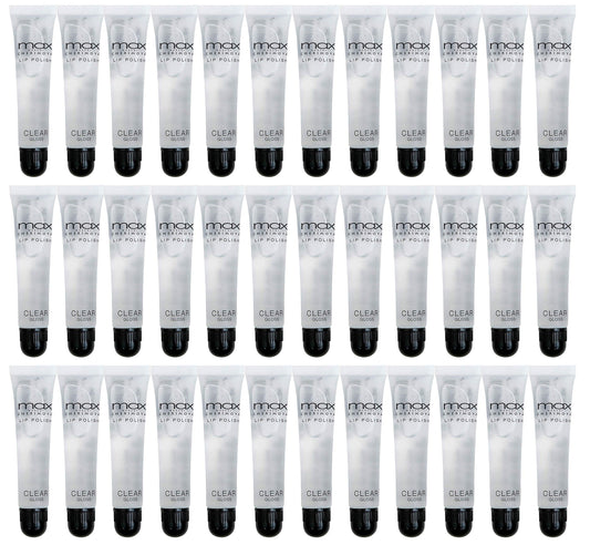 Cherimoya MAX Makeup Clear Lip Polish bulk (36 Pieces)