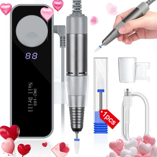 [US ONLY]Portable Electric Nail Drill - Grey