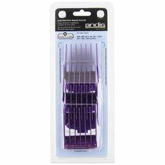 Andis Nano-Silver Magnetic Comb Large 4pc Set