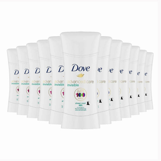 Dove Advanced Care Antiperspirant Deodorant  Sheer Cool- 2.6 Oz - 12 Pack