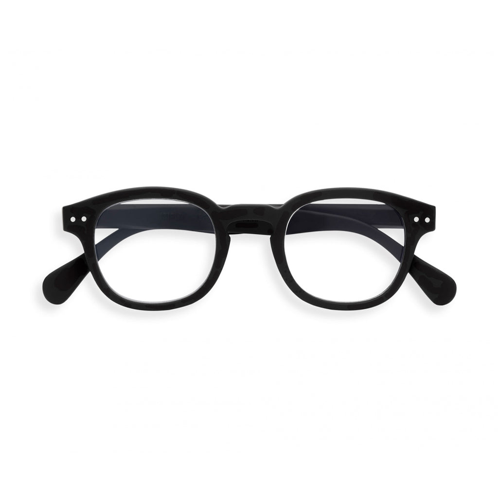 Izipizi Reading Glasses C in Black Front View