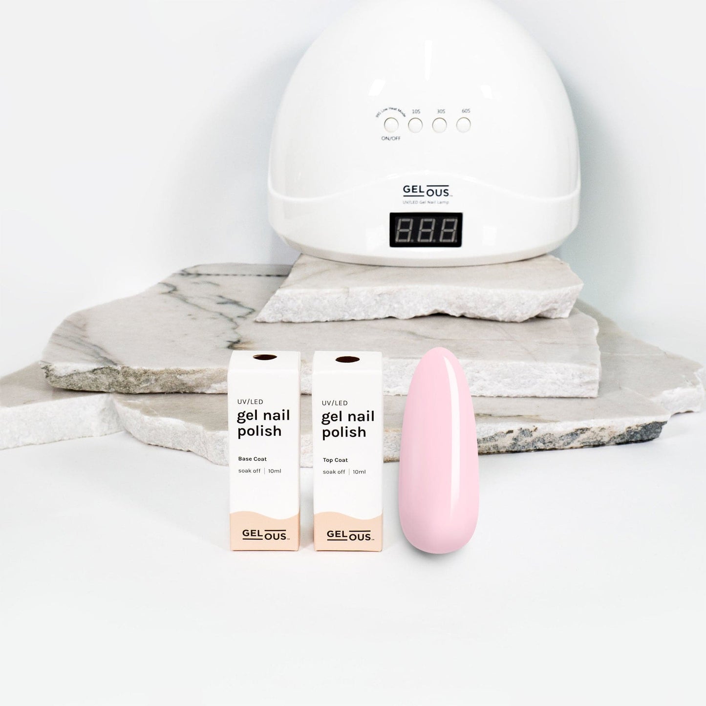 Gelous gel nail polish Bubblegum Basic Pack - photographed in New Zealand