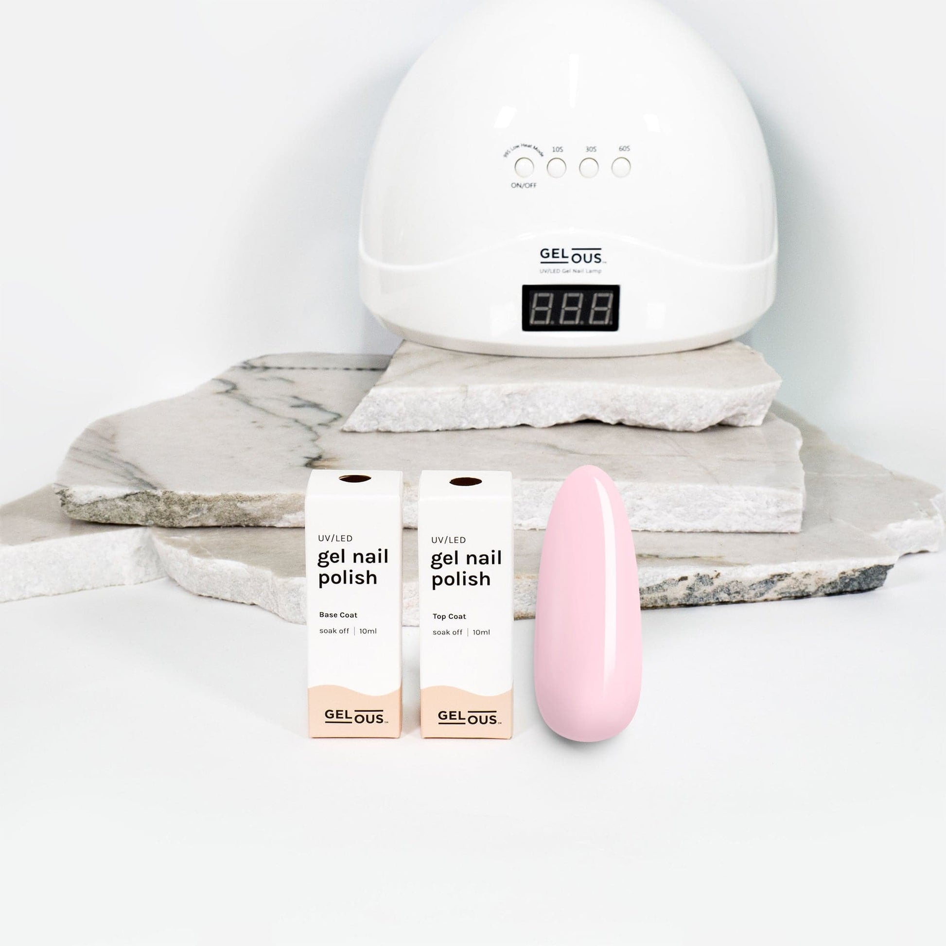 Gelous gel nail polish Bubblegum Basic Pack - photographed in New Zealand