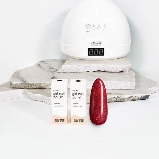 Gelous gel nail polish Blood Lust Basic Pack - photographed in New Zealand