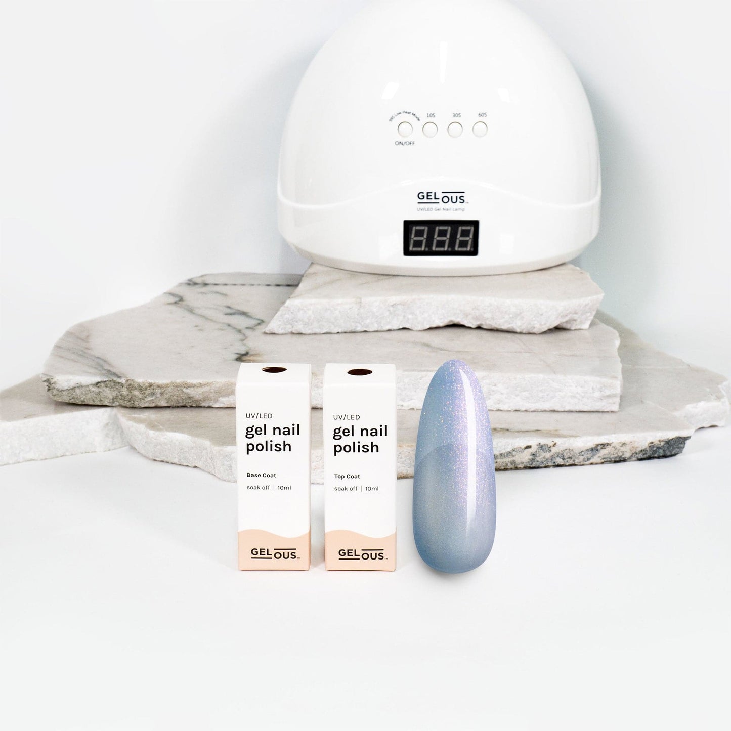 Gelous gel nail polish Pearlescent Ursula Basic Pack - photographed in New Zealand