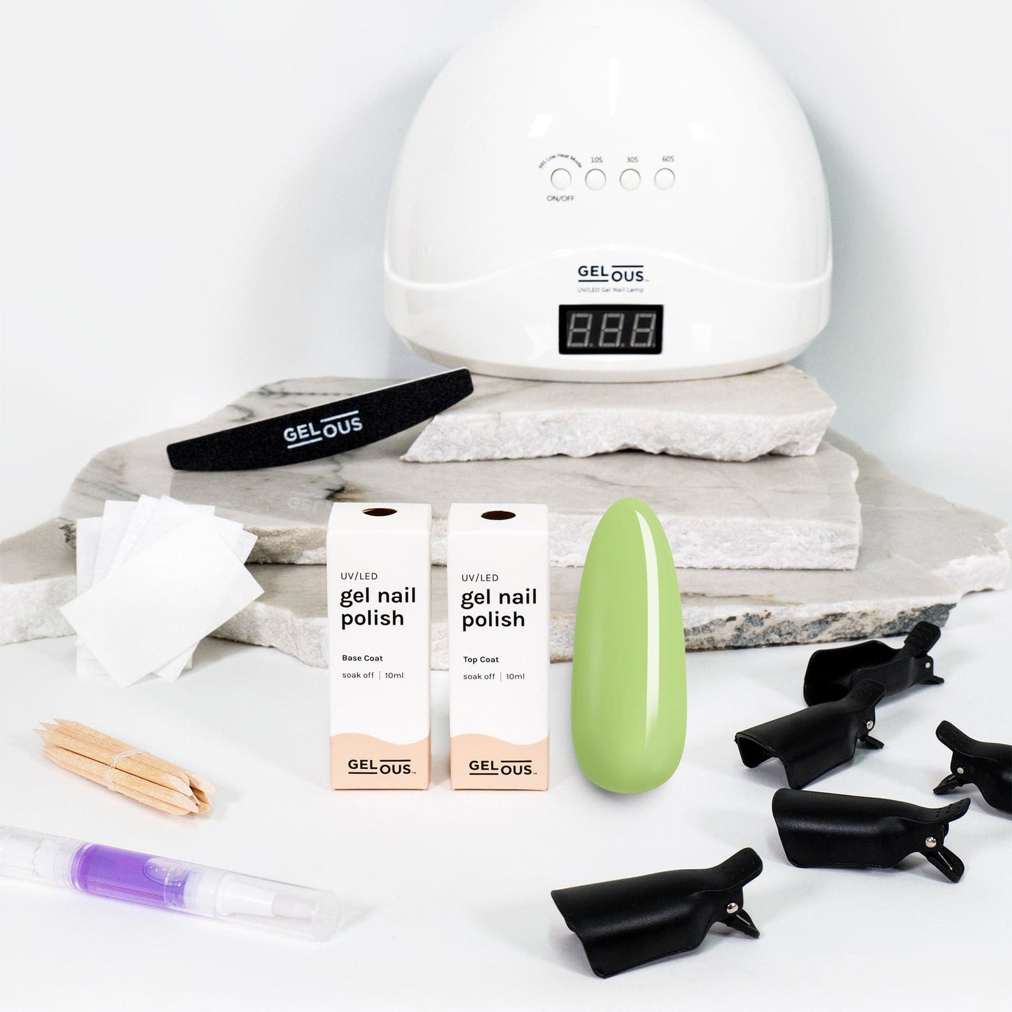 Gelous gel nail polish Read Between the Limes Starter Pack - photographed in New Zealand