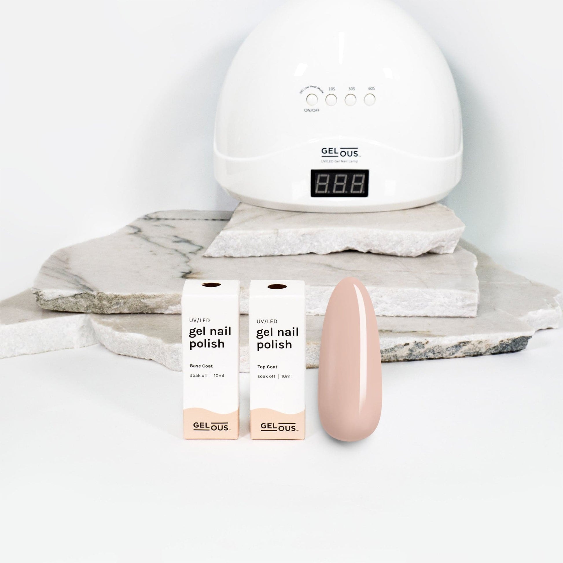 Gelous gel nail polish Vanilla Latte Basic Pack - photographed in New Zealand