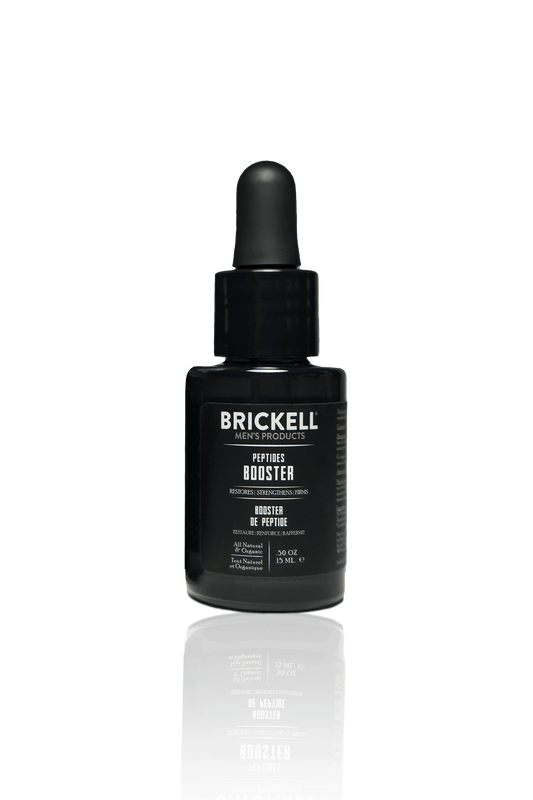 best protein peptide booster for men, brickell men, protein peptide, face serum, restoring cream men, best skin product for men, anti aging, remove wrinkles, brighten face, skin firming, boost skin, complexion, prime, best mens products on amazon,