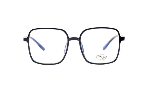 Frames Eleanor Black, Brown, Clear, D Frame, Frames, Large, Plastic, Prescription, Prue, Womens